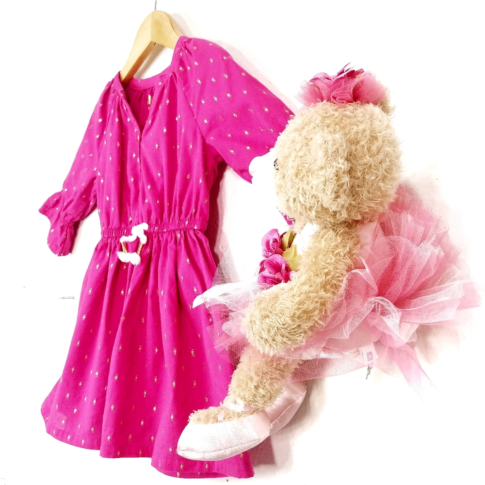 Oshkosh Fuchsia Play & Party Dress 2 T